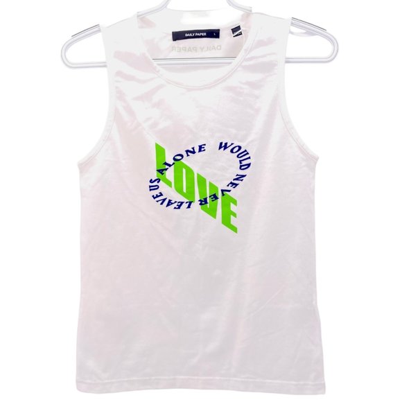 Daily Paper x Bob Marley Women's white tank top Size L New - Picture 1 of 11